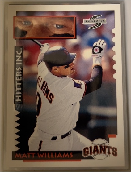 1995 Score #552 Matt Williams — front