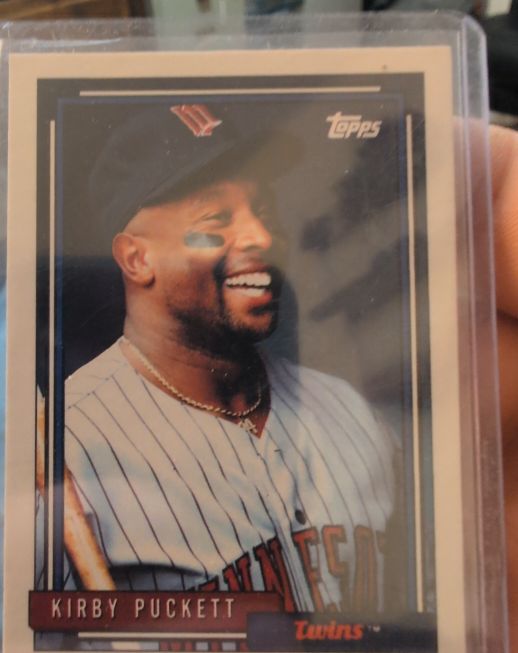 1992 Topps #575 Kirby Puckett — front