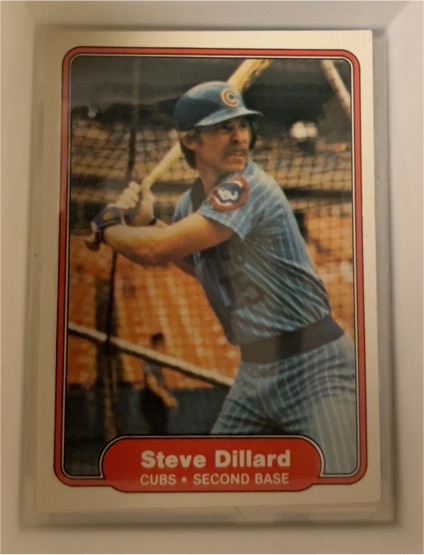 1982 Fleer #594 Steve Dillard — front