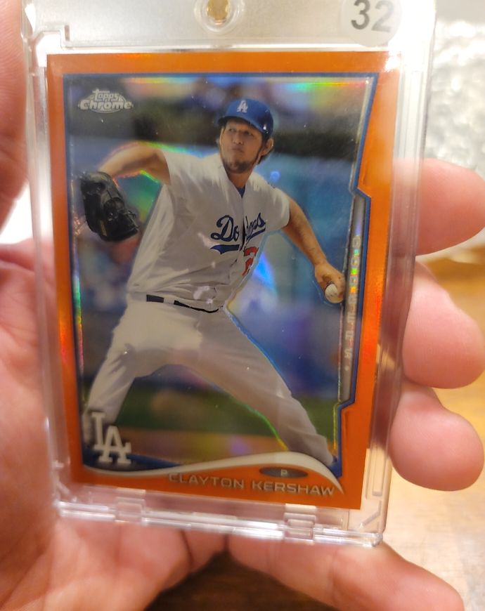 2021 Topps Chrome Update #USC37 Clayton Kershaw — front
