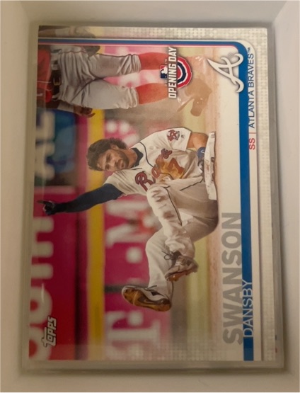 2019 Topps Opening Day #38 Dansby Swanson — front