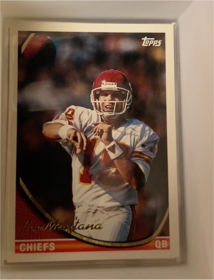 1994 Topps #520 Joe Montana Kansas City Chiefs — front