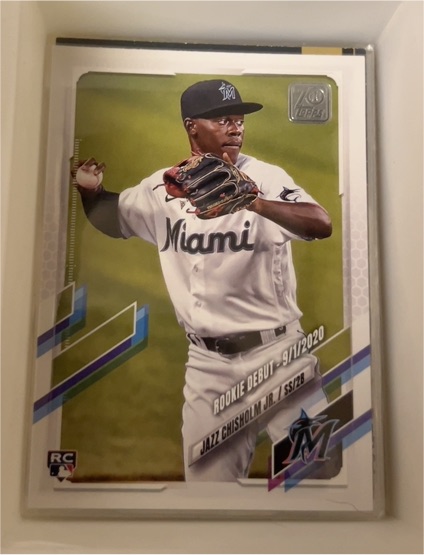 2021 Topps Update #US114 Jazz Chisholm Jr. — front