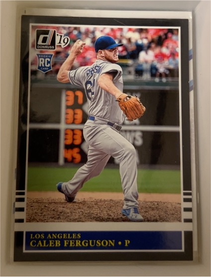 2019 Donruss #245 Caleb Ferguson — front