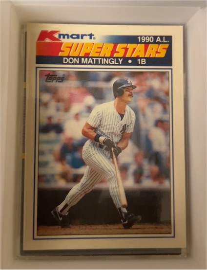 1990 Topps Kmart Super Stars #17 Don Mattingly — front