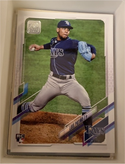 2021 Topps Update Series #US211 Luis Patino — front