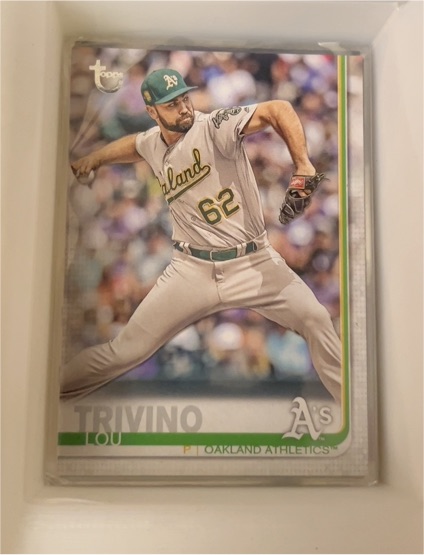 2019 Topps Series 1 #83 Lou Trivino — front