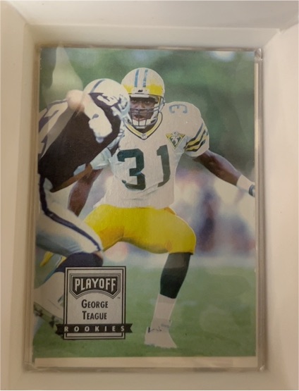 1993 Playoff Contenders #130 George Teague — front