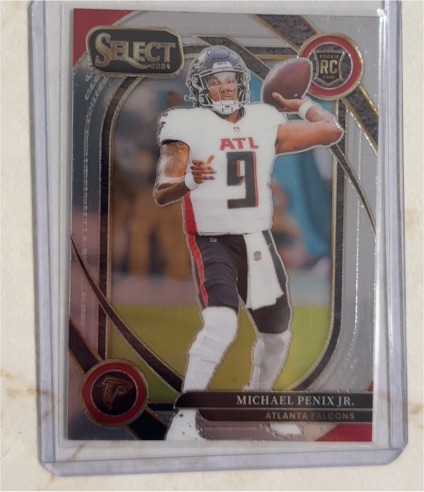 2024 Panini Select #235 Michael Penix Jr. Rookie Club Level Atlanta Falcons — front