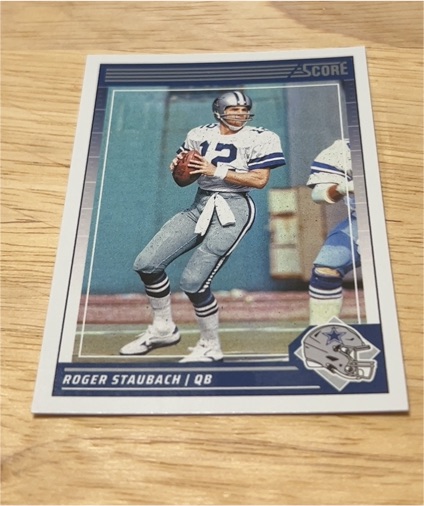 2024 Panini Score #296 Roger Staubach — front