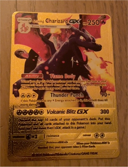 2019 Pokemon Shining Charizard GX — front