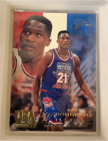 1994 Flair USA #107 Dominique Wilkins Golden Moment — front