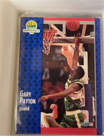 1991-92 Fleer #194 Gary Payton — front