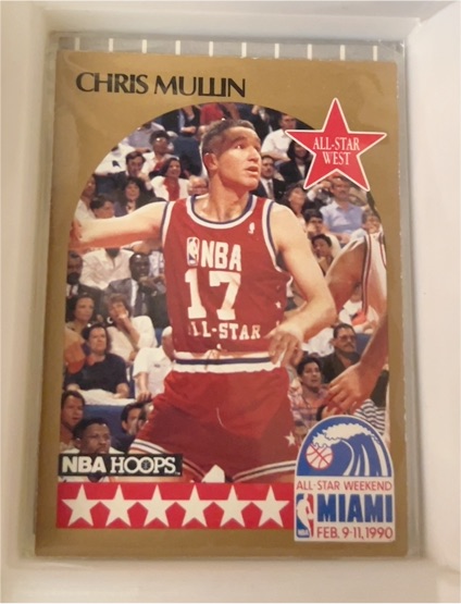 1990-91 NBA Hoops #22 Chris Mullin — front