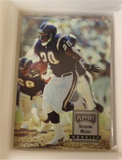 1993 Playoff Contenders #104 Natrone Means — front