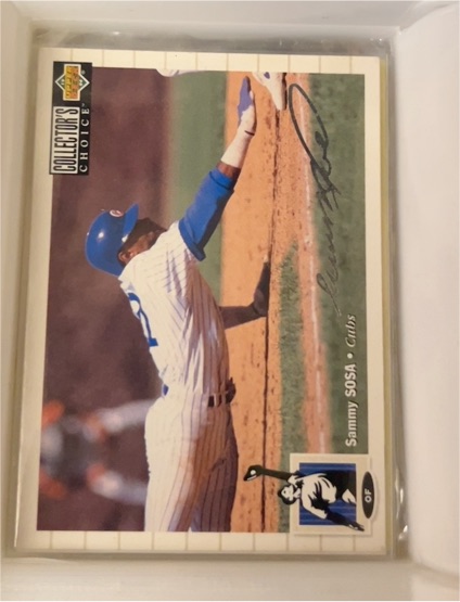 1994 Upper Deck Collector's Choice #263 Sammy Sosa — front