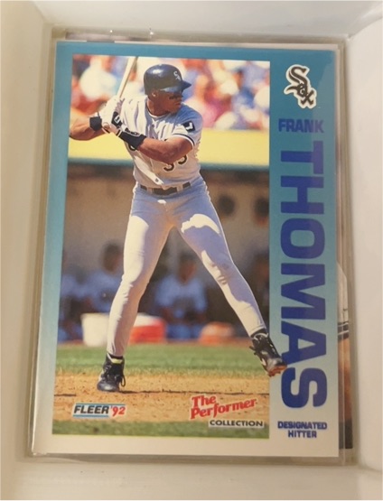 1992 Fleer The Performer Collection #2 Frank Thomas — front