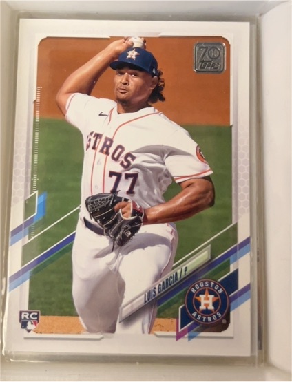 2021 Topps #547 Luis Garcia — front