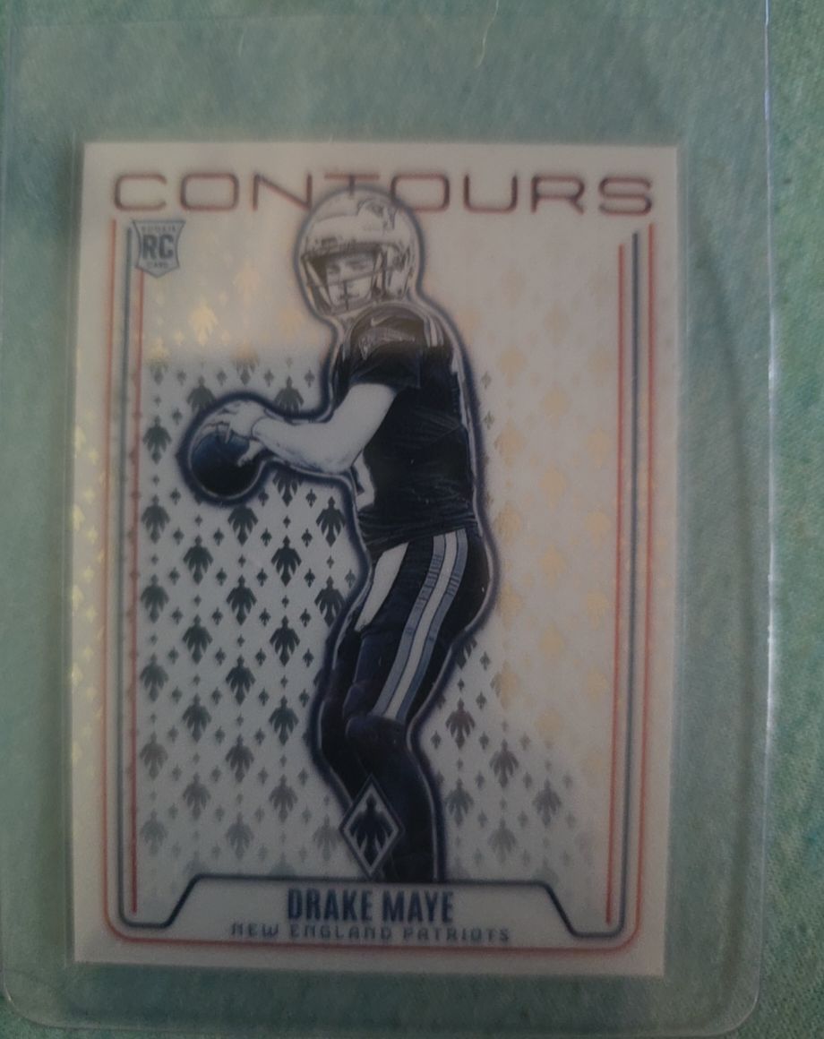 2024 Panini Phoenix - Contours #CON-DME Drake Maye — front