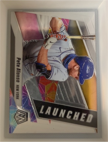 2021 Panini Mosaic Launched #L1 Pete Alonso — front