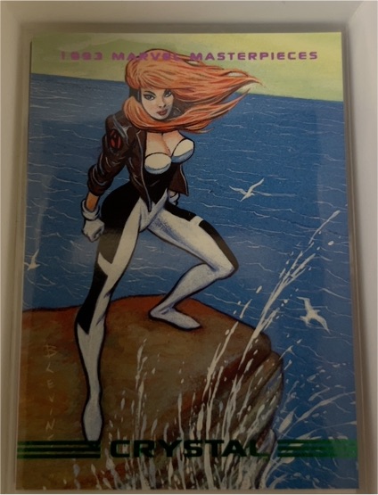 1993 Skybox Marvel Masterpieces #86 Crystal — front