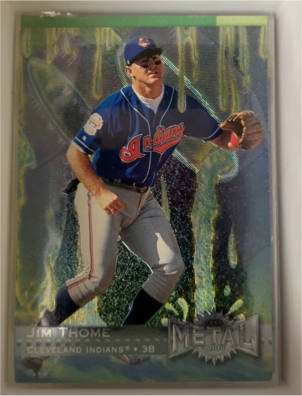 1996 Fleer Metal Universe #54 Jim Thome — front