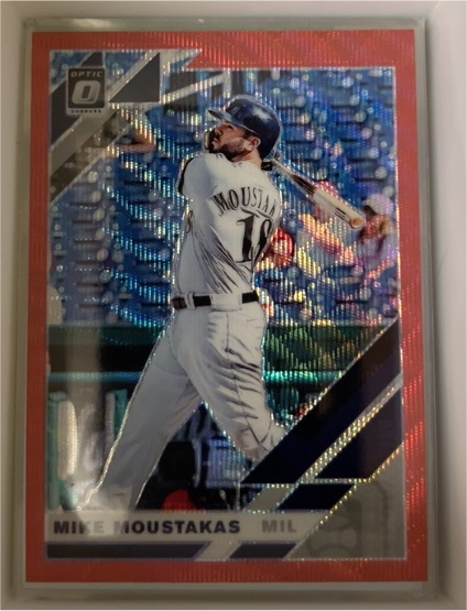 2019 Panini Donruss Optic #186 Mike Moustakas — front