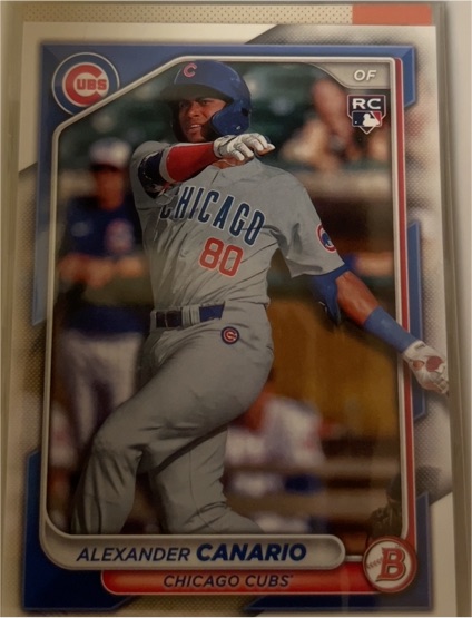 2024 Bowman #21 Alexander Canario — front