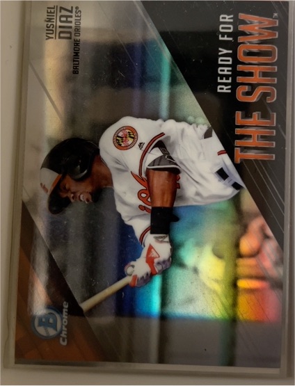 2019 Bowman Chrome #RFTS-13 Yusniel Diaz — front