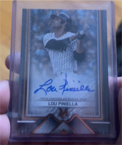 2023 Topps Museum Collection Archival Autograph #AA-LP Lou Piniella — front