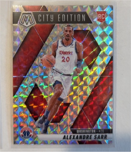 2024-25 Panini Mosaic #278 Alexandre Sarr City Edition — front
