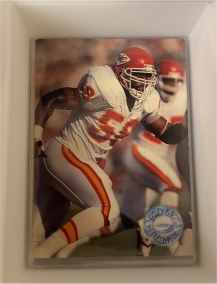 1991 Pro Set Platinum #51 Derrick Thomas — front