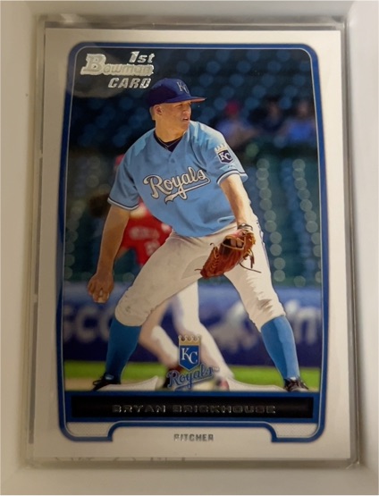 2012 Bowman 1st Card #BP84 Bryan Brickhouse — front