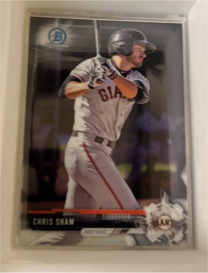 2017 Bowman Chrome Prospects #BCP14 Chris Shaw — front