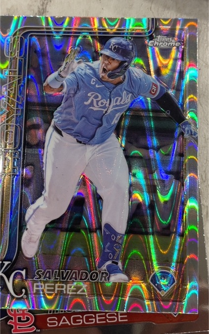 2025 Topps Chrome #114 Salvador Perez — front