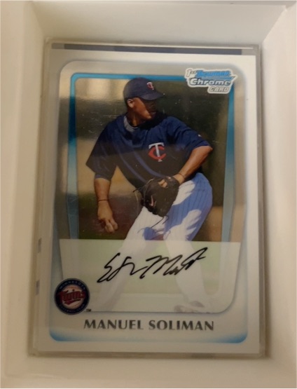 2011 Bowman Chrome Prospects #BCP199 Manuel Soliman — front