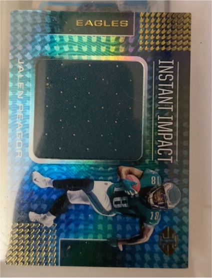 2020 Panini Illusions Instant Impact Jerseys #25 Jalen Reagor — front