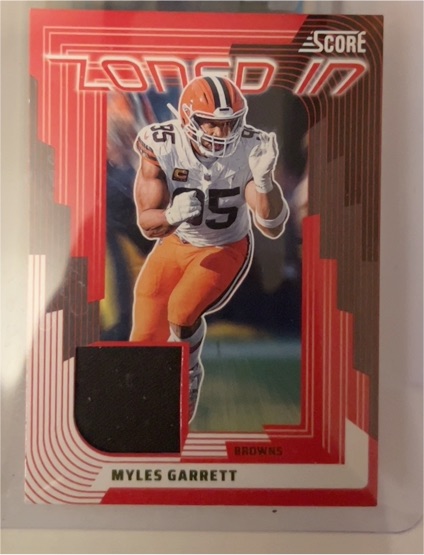 2025 Score #ZON-MGT Myles Garrett — front