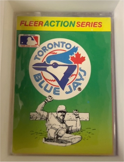 1990 Fleer #NNO Toronto Blue Jays Action Series Team Sticker — front
