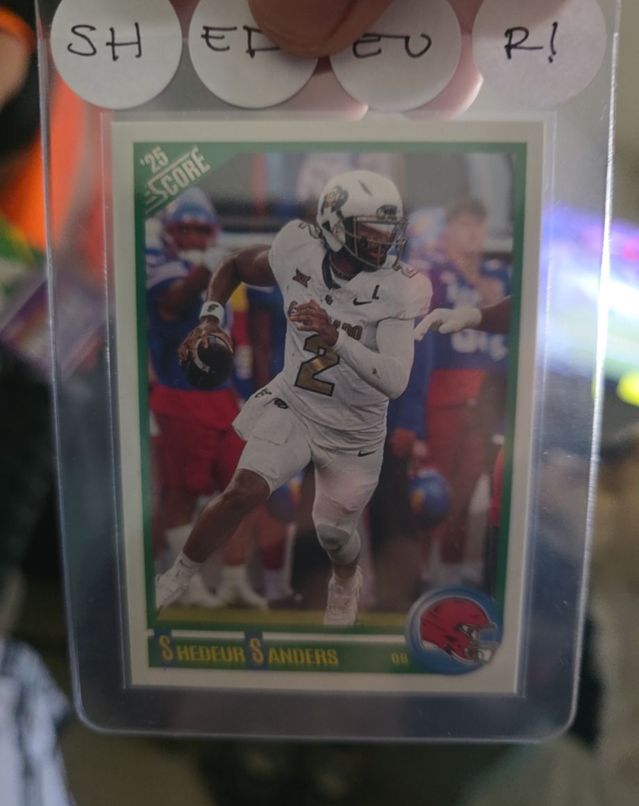 2025 Panini Score Anniversary Rookie #2 Shedeur Sanders — front