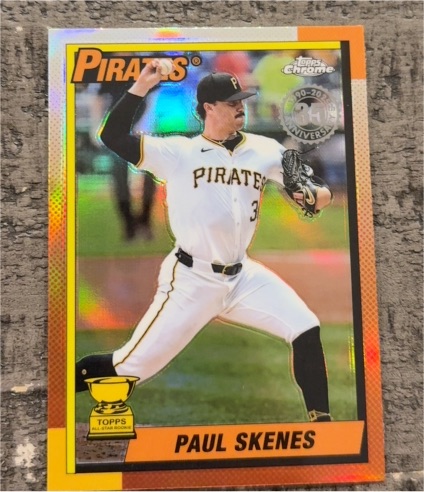 2025 Topps Chrome 1990 35th Anniversary #90CB-13 Paul Skenes — front