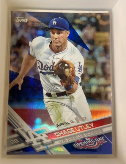 2017 Topps #134 Chase Utley — front