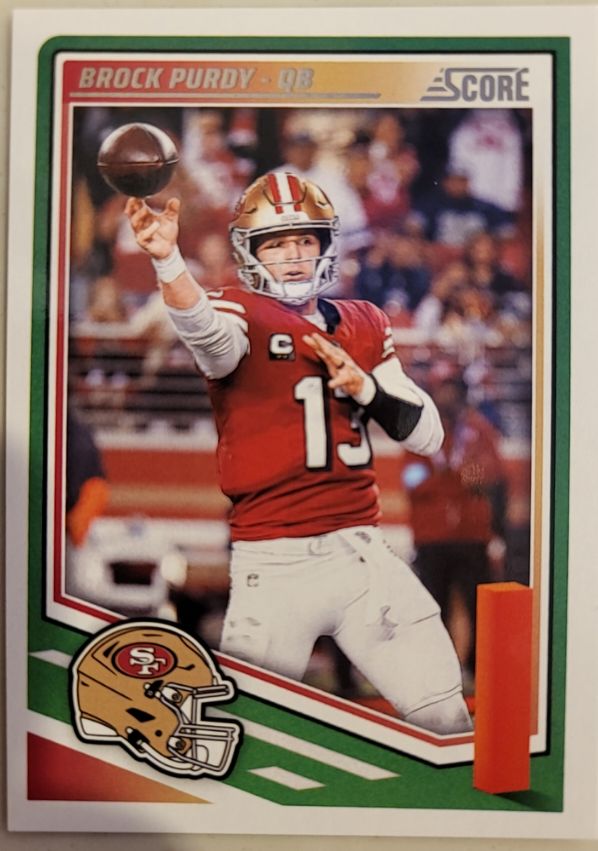 2025 Panini Score #47 Brock Purdy — front