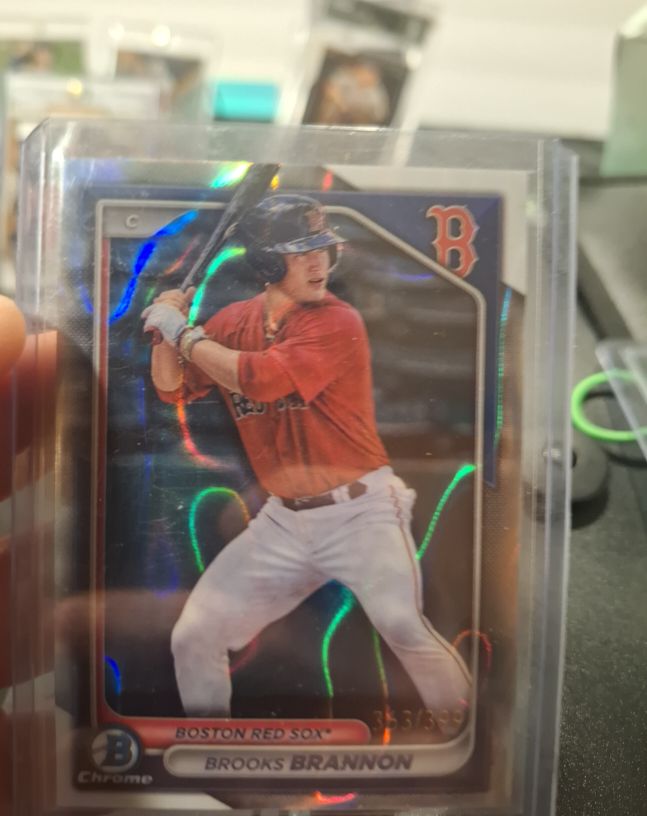 2024 Bowman Chrome Prospects #BCP-95 Brooks Brannon — front