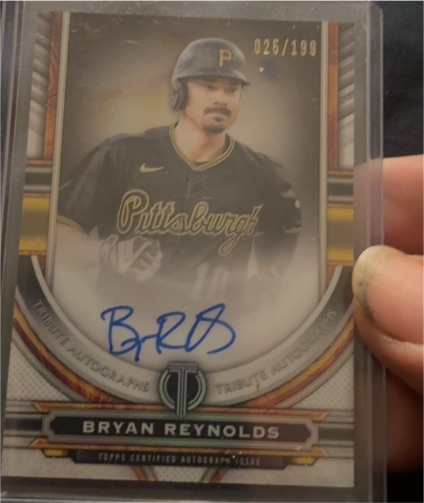 2023 Topps Tribute #TA-BR Bryan Reynolds — front