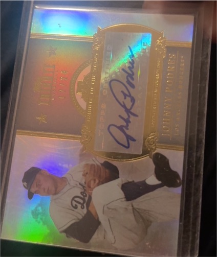 2002 Topps Tribute #TA-JP Johnny Podres — front