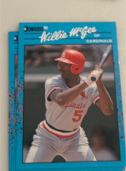 1990 Donruss #131 Willie McGee — front