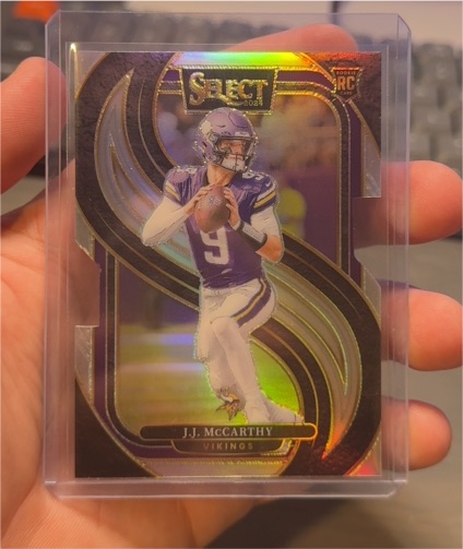 2024 Panini Select Premier Level #134 J.J. McCarthy — front