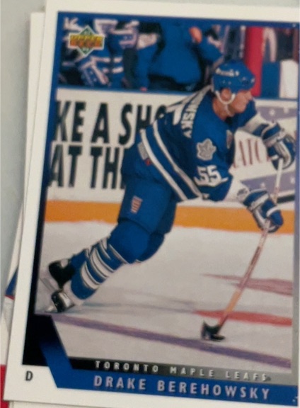 1993-94 Upper Deck #20 Drake Berehowsky — front
