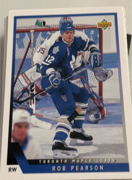 1993-94 Upper Deck #48 Rob Pearson — front